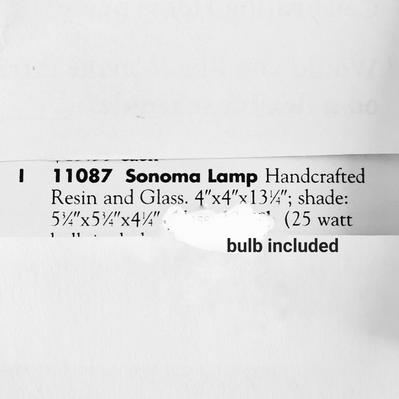 Home Interiors Fruit Lamp for table New 13" high original box Vintage Sonoma - Picture 12 of 12